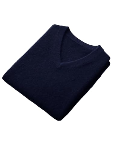 Men's Wool Sweater Vest V-Neck Sleeveless Pullover Winter Merino Casual Knitted Waistcoat Top