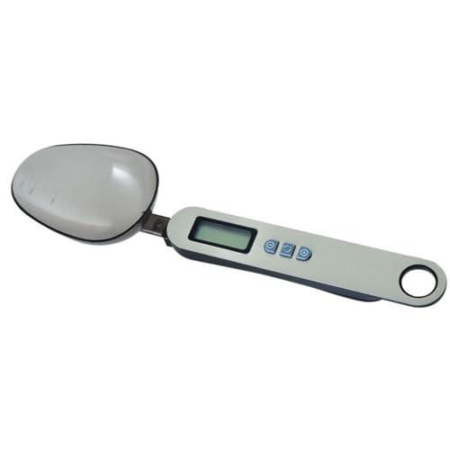 Cuchara electrónica de precisión para pesaje de mascotas con pantalla LCD fácil de leer para control de dieta, cucharas medidoras de cocina