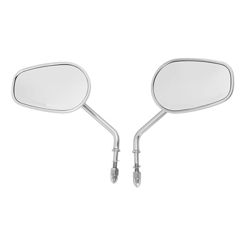 Espejos retrovisores laterales de motocicleta para Harley Touring y Sportster 883 en color negro