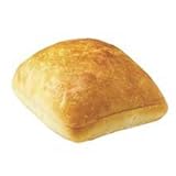 Flowers Foods European Bakers Sliced Ciabatta, Sandwich Bun, 4 x 4 inch - 8 per pack -- 8 packs per case.