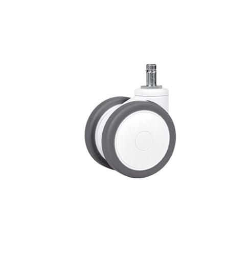 Roulettes pivotantes de 3 pouces lot de 5 pour chaise de bureau et ordinateur