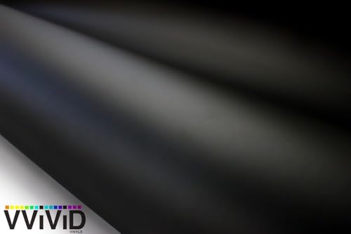 Image of VViViD Black Matte Car Wrap Vinyl Roll with Air Release 3MIL-VViViD8 (1.5FT X 5FT)