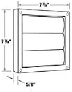 6"Deflecto Vent Cover With BIRD GUARD