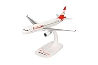 herpa Modellflugzeug Airbus A320 Austrian Airline - Ausseerland” Maßstab 1:200 - Snap-Fit, Modellbau Flugzeug, Flugzeugmodell für Sammler und Bastler, Miniatur Deko, Steckmodell mit Standfuß