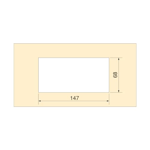 Emuca - Passacavi Da Tavolo, Rettangolare, 160X80 Mm, Da Incasso, Alluminio, Verniciato Nero - 5
