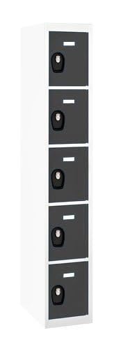 Générique Vestiaire Colonne 5 Cases - Elément Suivant (Anthracite)