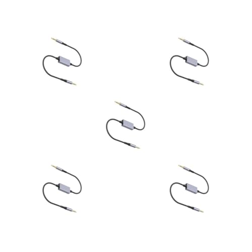Câble audio 3.5 mm lot de 5 pour connecter PC et smartphone