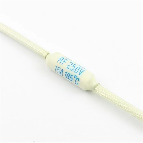 Fusible thermique cuiseur riz électronique 250V 15A 185C pièce détachée câble axial