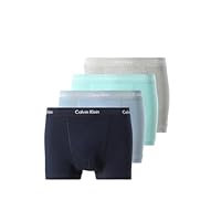 Calvin Klein Men's Trunk 5PK, Blue, S