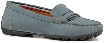 Geox Dames D Kosmopolis Grip Moccasin, sage, 39 EU