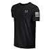 Under Armour Boys' Freedom Flag Short Sleeve T Shirt, (001) Black / / Steel, Small