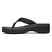 Rocket Dog Women's Tizzy Wedge Sandal, Black, 8.5