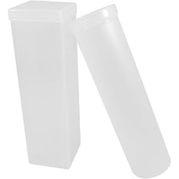 BESTonZON 2 Pcs Clear Biscuit Storage Containers Round Crackers Containers with Lid Cookie Storage Containers for Saltine Crackers Cookies Pantry Kitchen Organization
