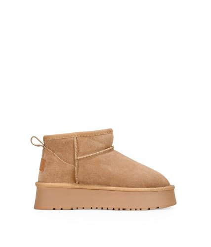 Bottines à neige en cuir BOSANOVA pour femme | Pointure 41