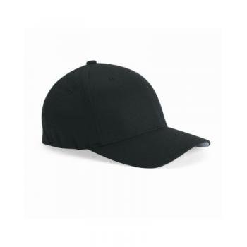 Flexfit 6277 Structured Twill Cap (Black, XX-Large)