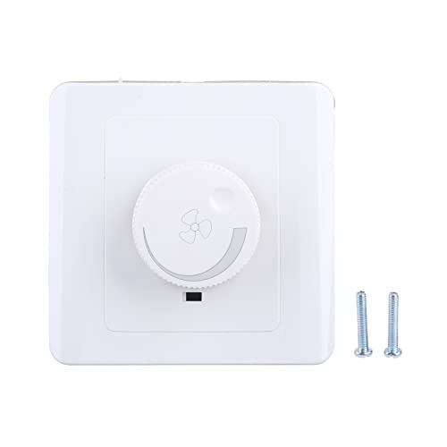 KANGQL Wall Switch, 86 Type Ceiling Fan Adjustment Stepless Speed Controller Wall 220V
