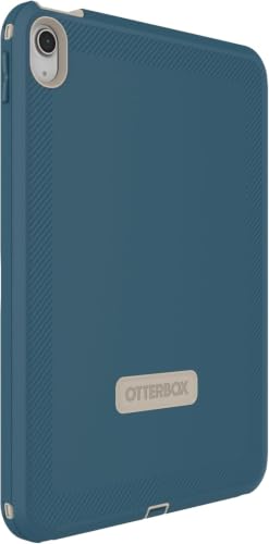 Image of OtterBox iPad (A16) & iPad 10th Gen (Only) Defender Series Case - Baja Beach (Blue) - Multi-Layer Protection - Four Position Stand - Built-in Screen Protector - Port Covers - Apple Pencil Storage