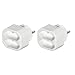 Produktbild Hama Steckdosenadapter, Doppelpack (2 Eurosteckdosen, Mehrfachstecker, Multistecker, Steckdosenadapter 2fach, Doppelstecker, Mehrfachsteckdose, Mehrfachsteckdose ohne Kabel, Multisteckdose) weiß