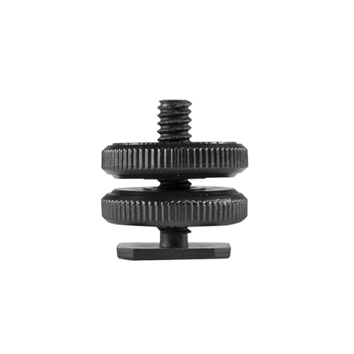 BGNing 1/4 Inch Hot Shoe Mount AdapterTripod Screw,Flash Hot Shoe Mount Adapter for DSLR Camera Units (1 pcs)