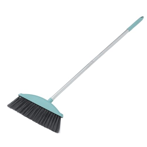 NULYLU Ergonomic Handle Small Hand Broom for Indoor Outdoor Use House Cleaning Supplies