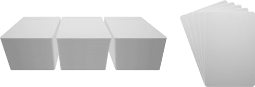 (600) White Standard 20mil DVD Case Divider Cards - 5 5/8" x 8 1/2" - #DVNS85WH20
