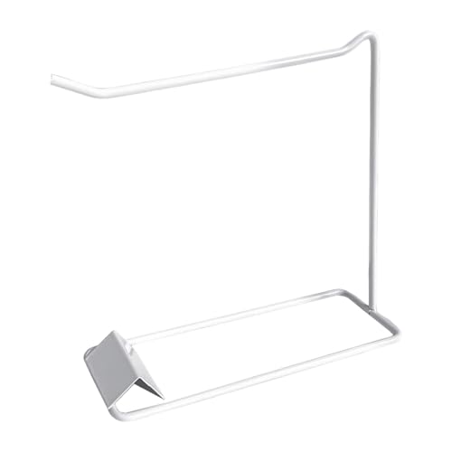 Baoblaze Espositore per Nail Art, espositore per Gioielli, Strumento di Pratica per vetrina, Robusto e Versatile, ripiano in Ferro 20x7,4x20 cm, Bianco