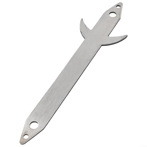 Dolvitrny Gabionen-Bindewerkzeug aus Edelstahl – ergonomischer Griffhaken für robuste Drahtgitterbefestigung, Leitplanke und Baustelle, für langlebige Hand (31 x 3,0 cm)