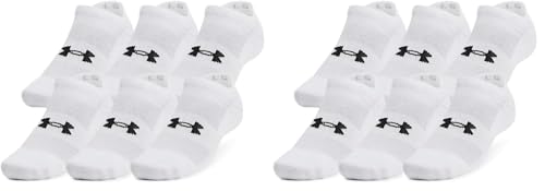 Image of Under Armour Unisex-Adult Training Cotton No Show Socks 6 Pack