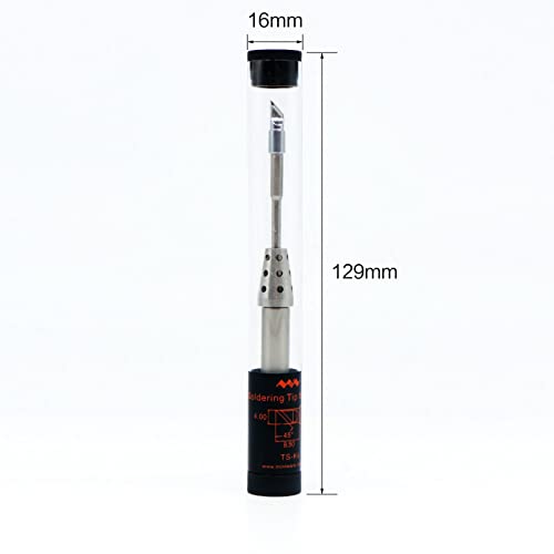 Image of Original Soldering Iron Tip Replacement for Miniware TS80 Mini Portable Outdoor Soldering Iron Kit (B02 /J02 /BC02 /K4 /D25 Tip) (K4)