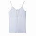 Amuhou Teen Girls Camisole, Original Cotton Lining Undershirts Training Bras (7-9 Years, White,Gray,White,Gray)