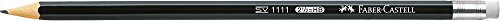 Faber-Castell 1111 HB - Lápiz de grafito (HB, negro, redondo)