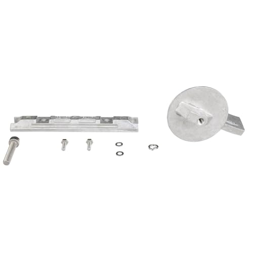 Quicksilver Aluminum Anode Kit for Yamaha 60-90hp Outboards - Replaces Yamaha 6884537102A, 6H14525102A, Martyr CMY6090KITA, Sierra 18-6162A