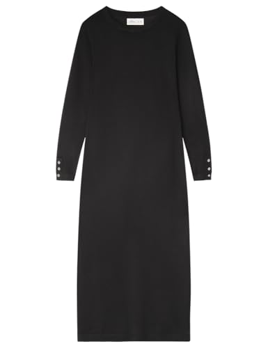 SPRINGFIELD Damen 1338695 midi Strick-mit Knöpfe und Manschetten, Standardschwarz, M