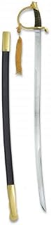 Sable caballería Dorado.Hoja 74cm TOLE10. | Arma Blanca de Ornamento, Especial para coleccionistas. Hoja de Acero. Ausencia de Filo/Producto Decorativo/atrezzo