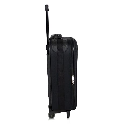 Conjunto malas de viagem P e M Lucerna Swiss Move Preta