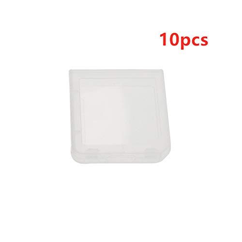 WICAREYO 10PCS Cartucho de Protección contra el Polvo del Juego Transparente Compatible para DS / 3DS LL / DSI / DS Lite / 2DS XL Carcasa de la Tarjeta