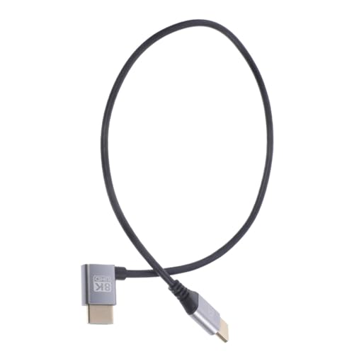 Abaodam Male to Male Video Cable Connector for Tv and Monitor Flexible Video Cord Angled Design for Home Theater and and Play Convenience