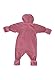 Sterntaler Baby Mädchen Overall Baby Overall - Overall Baby Winter, Baby Overall - aus Microfleece mit Stickerei - brombeer, 68