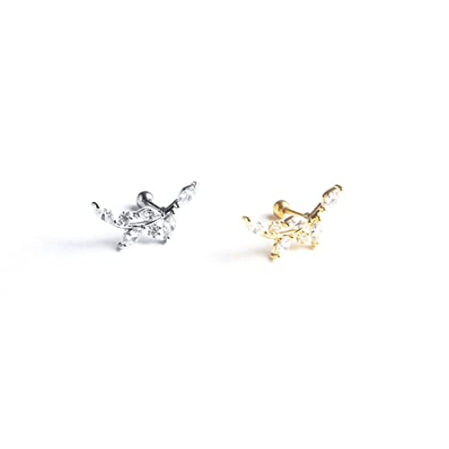 Boucles d'oreilles pendantes pour femmes en zircon œil de cheval chic