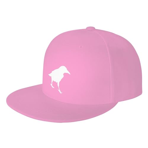 Crow Silhouette Outdoor Baseball Hat Flat Hat2