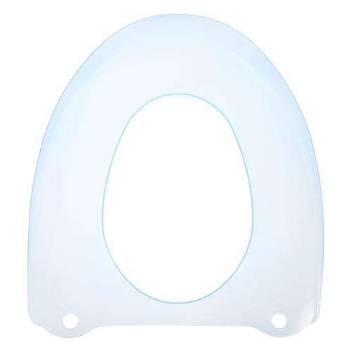 Cabilock Protector Asiento Inodoro Azul Cojín Antideslizante y Lavable para Baño Funda para Adultos Ligero y Fácil de Limpiar