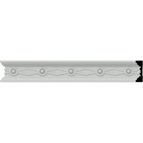 Ekena Millwork CHA01X00FE - Moulure Federal 1 1/2" H x 1/2" P x 96" L
