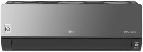 LG 18000 BTU 1.5 Ton Artcool Inverter Air Conditioner with Wi-Fi, Black Mirror Finish