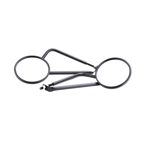 Rétroviseurs Latéraux Ronds Universels 1.75 Pouces pour Guidon de Moto et ATV UTV