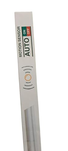 Image of Moonlex Motion Sensor Based 10W LED Batten Light | Compact 2ft LED Tubelight | Cool White | Pack of (5)