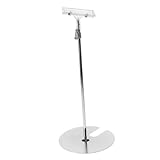 Support de bannière : le design minimaliste du présentoir de table de bureau convient à différentes occasions, ajoutant de l'élégance, support de panneau publicitaire en forme de t