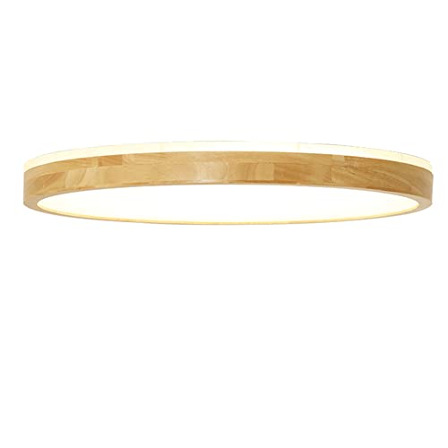 Plafonnier en bois style japonais pour un salon moderne et épuré