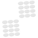 TOPBATHY 60 Piezas Vino Verter Disco De Vino Decantador Disco De Pico Disco Flexible Vinoculares Aireador De Vino Vertedor Y Accesorios Bar Wisks Disco De Aluminio Accesorios De Vino