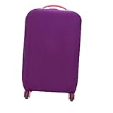 ORFOFE Funda Protectora Elástica para Maleta de para Trolley Resistente Polvo y Arañazos Funda Lavable para Viajes Color Púrpura