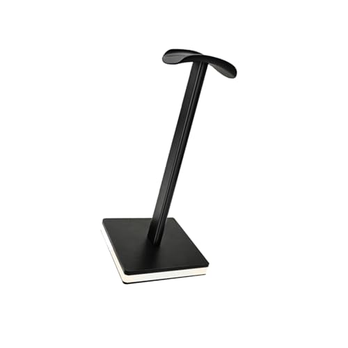 Fahoujs Modern Headsets Stand Mount With AntiSlip ABS Base Hangers Customizable Ambients Lighting For Desktop Decoration Headphone Display Stand